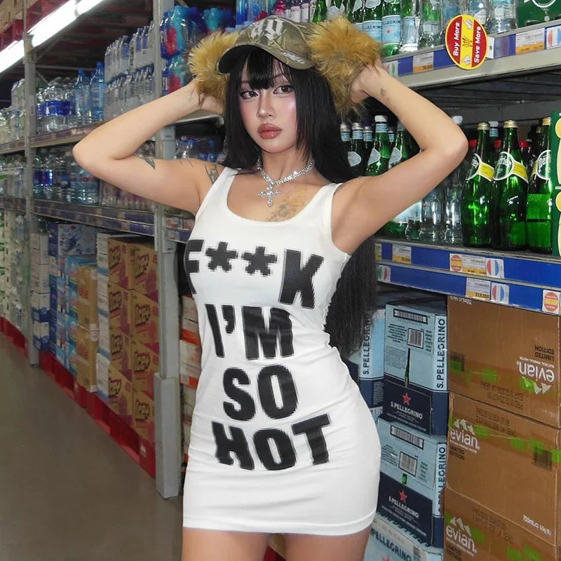 "F**K I'M SO HOT" Mini Dress