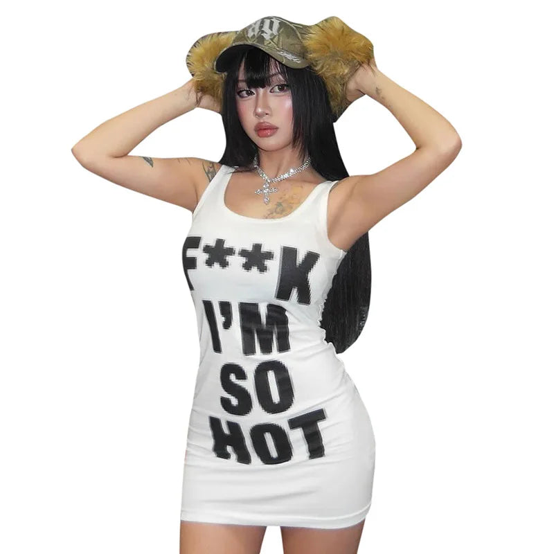 "F**K I'M SO HOT" Mini Dress